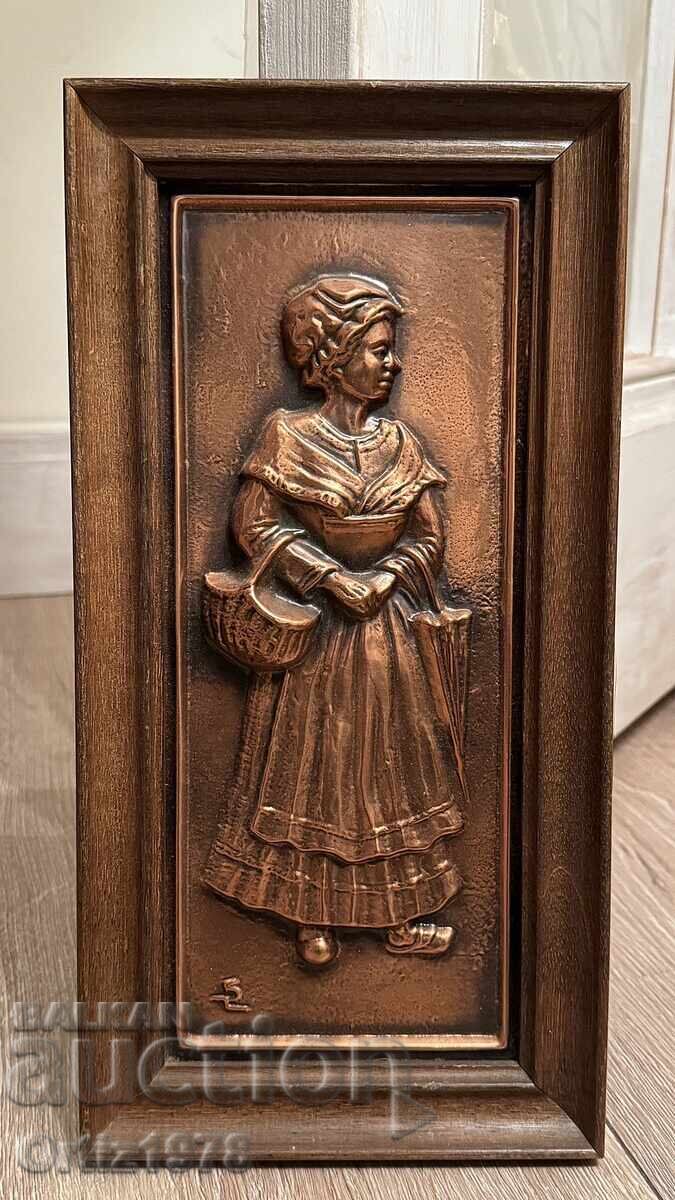 Доставка на Комплект Френски медни картини.