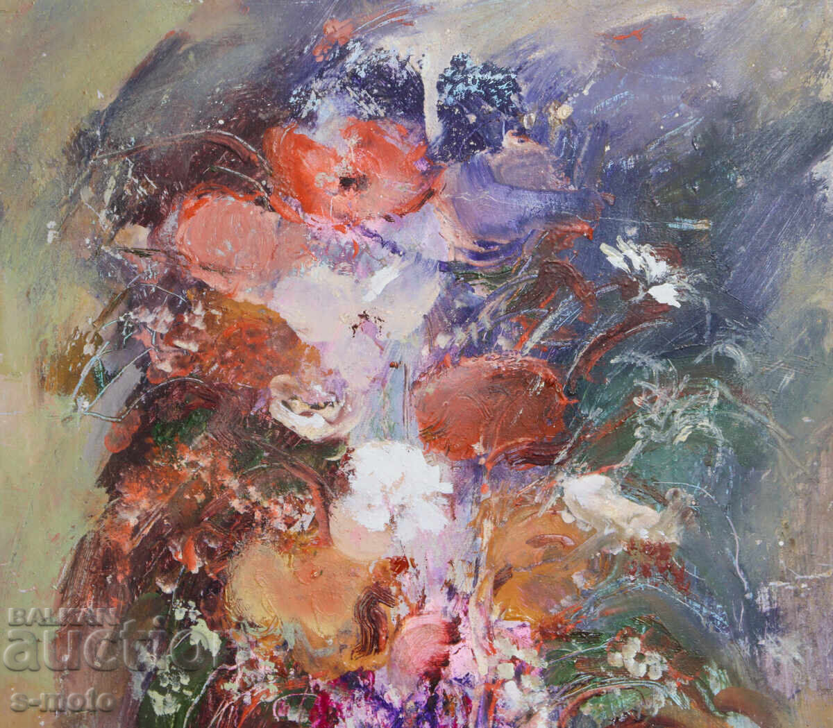 Παράδοση Έργο ζωγραφικής με λάδι νεκρή φύση με λουλούδια Παράδοση Έργο ζωγραφικής με λάδι νεκρή φύση με λουλούδια