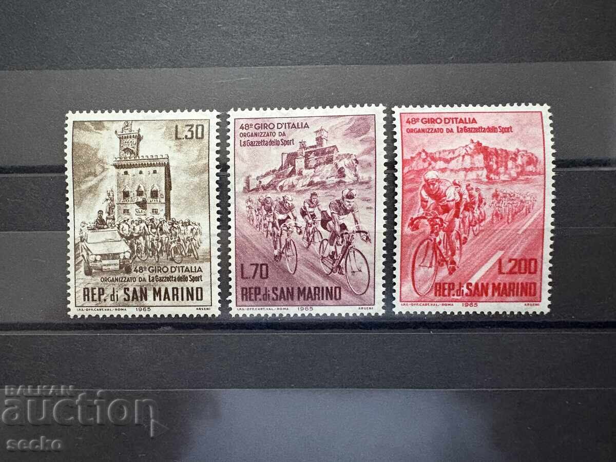 Σαν Μαρίνο - Ποδηλασία - 48ο Τζιρό ντ' Ιτάλια...(1965) MNH Σαν Μαρίνο - Ποδηλασία - 48ο Τζιρό ντ' Ιτάλια...(1965) MNH