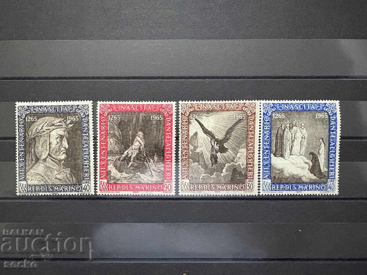 Σαν Μαρίνο - 700 χρόνια από τη γέννηση του Δάντη ...(1965) MNH Σαν Μαρίνο - 700 χρόνια από τη γέννηση του Δάντη ...(1965) MNH