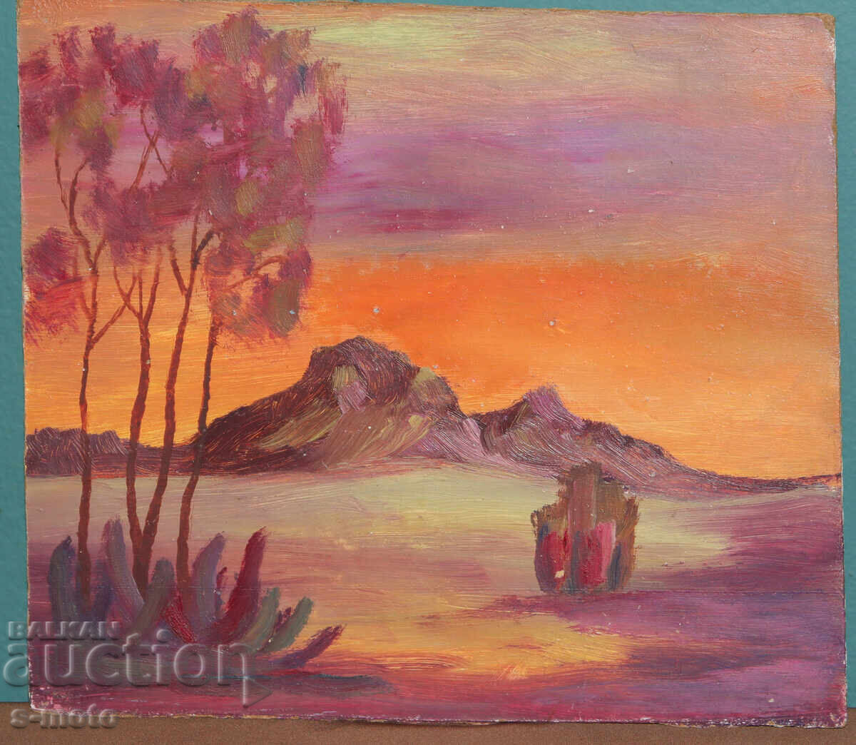 Картина маслени бои абстрактен пейзаж с цена € 86.92 | 170.00 лв.