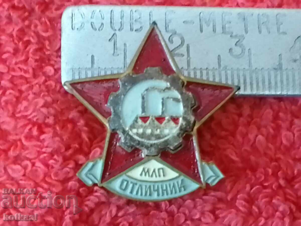 Old social badge bronze enamel EXCELLENT MLP Old social badge bronze enamel EXCELLENT MLP