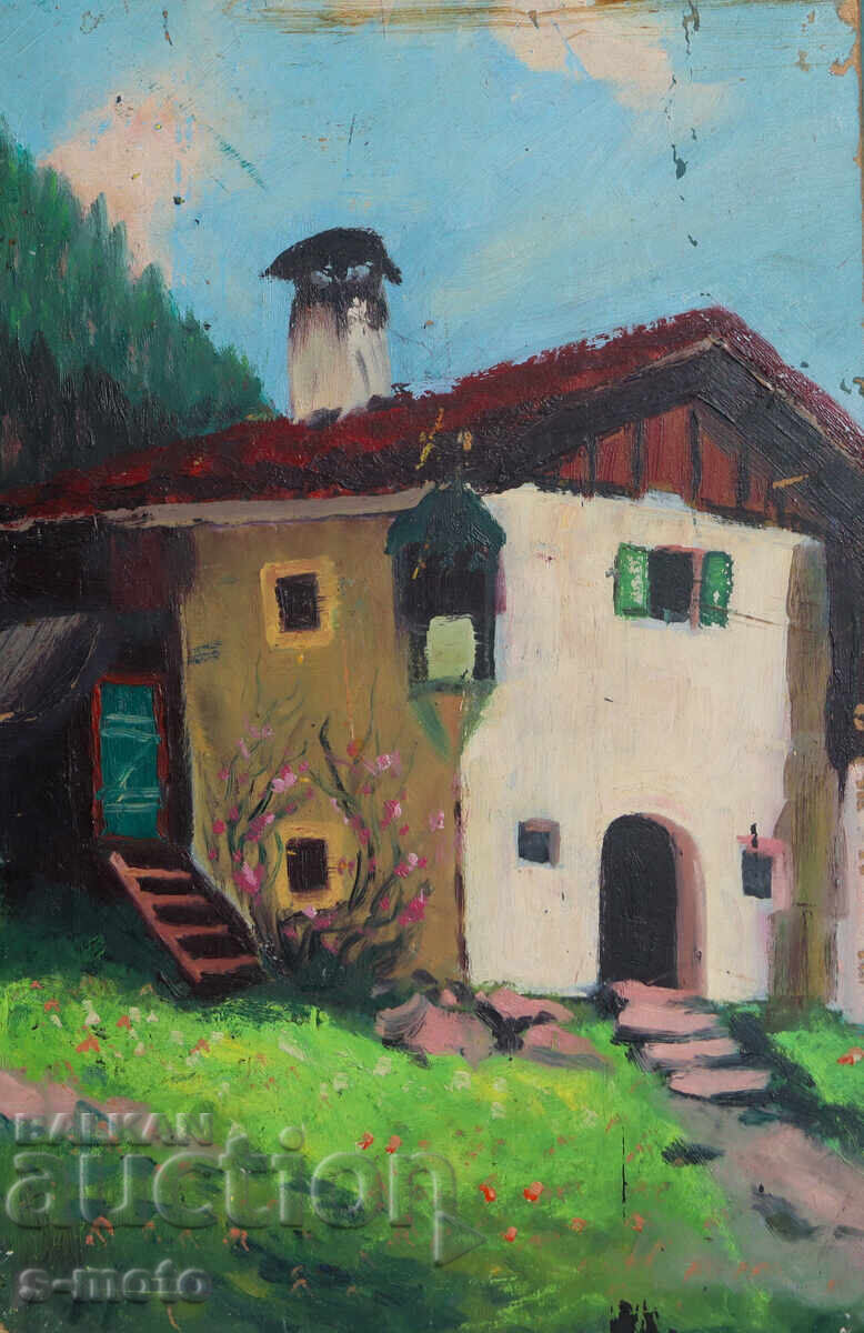 Oil painting landscape