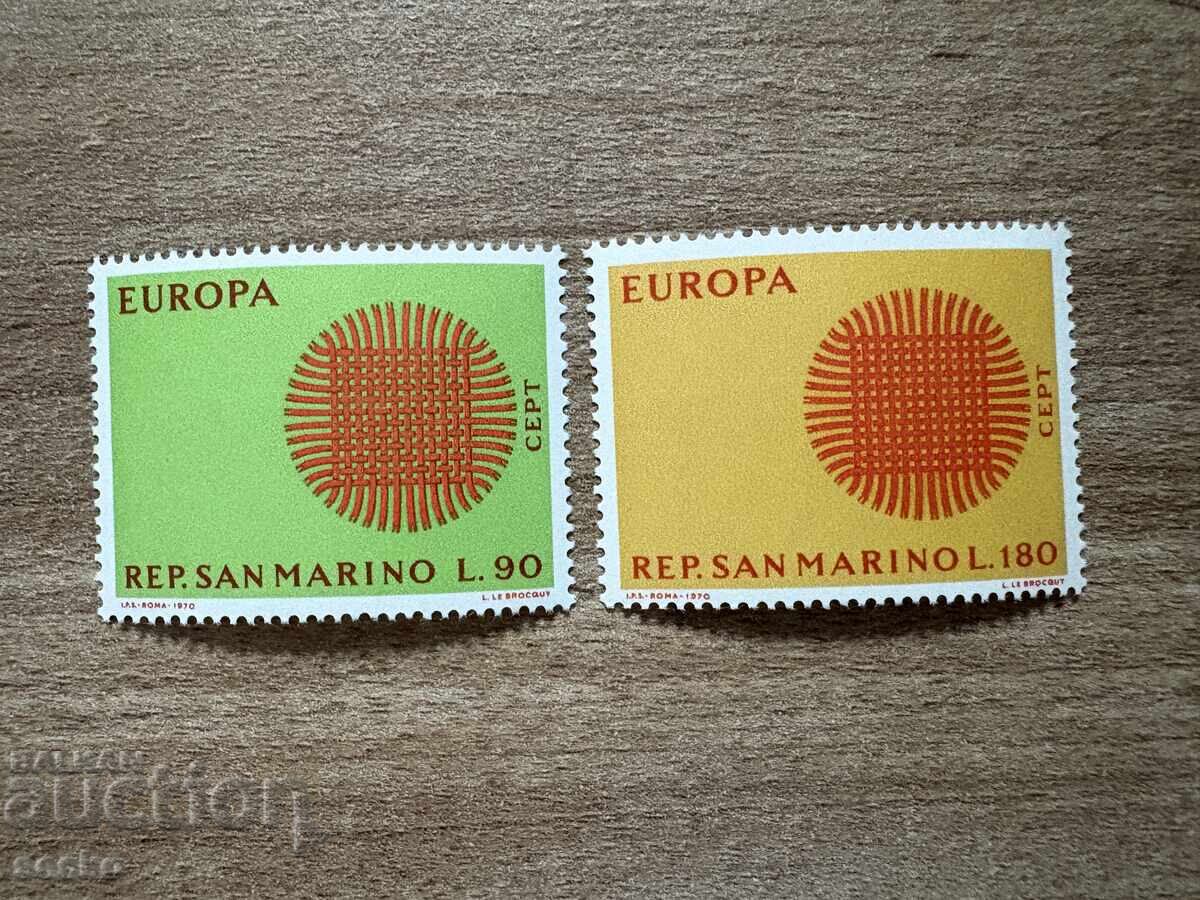 Σαν Μαρίνο - Γραμματόσημα Ευρώπης (1970) MNH