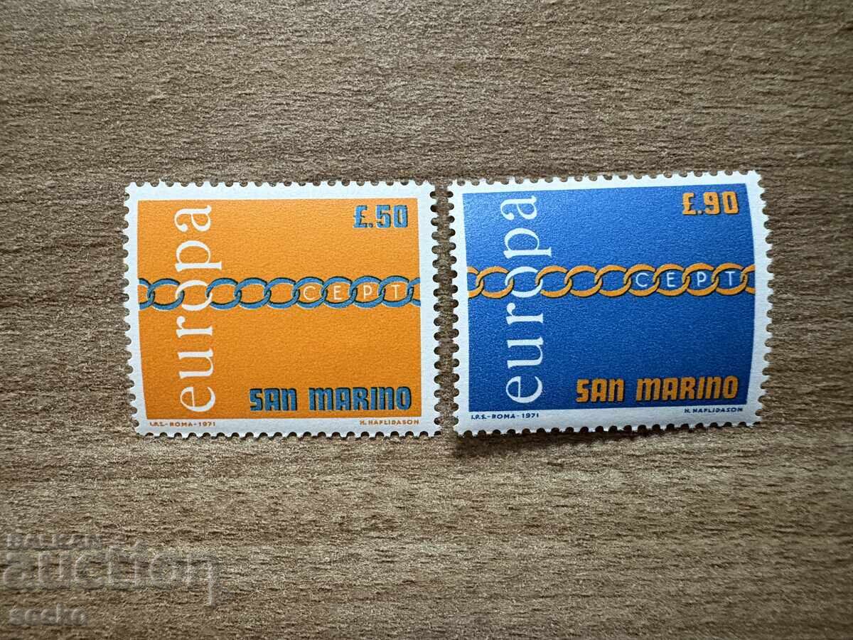 Σαν Μαρίνο - Γραμματόσημα Ευρώπης (1971) MNH Σαν Μαρίνο - Γραμματόσημα Ευρώπης (1971) MNH