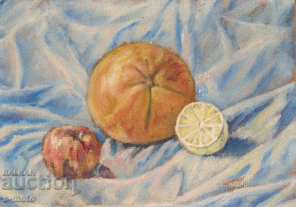 Licitație Tablou ulei, natură statică cu fructe Licitație Tablou ulei, natură statică cu fructe