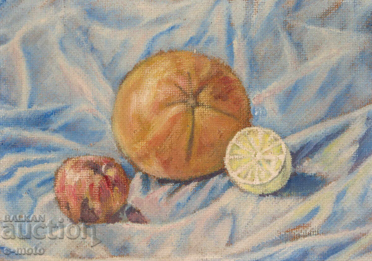 Έργο ζωγραφικής με λάδι νεκρή φύση με φρούτα Έργο ζωγραφικής με λάδι νεκρή φύση με φρούτα