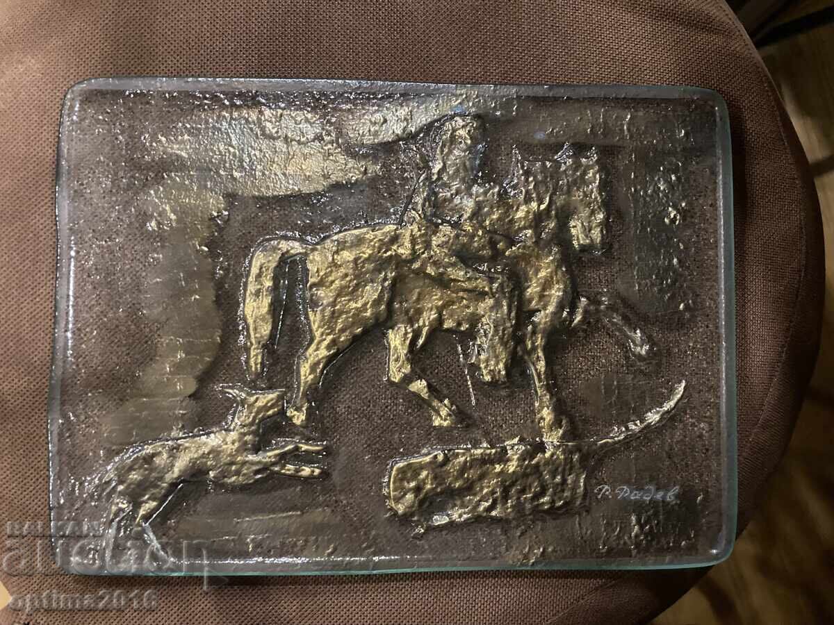 Sticloplastie „Călărețul de la Madara” Sticloplastie „Călărețul de la Madara”