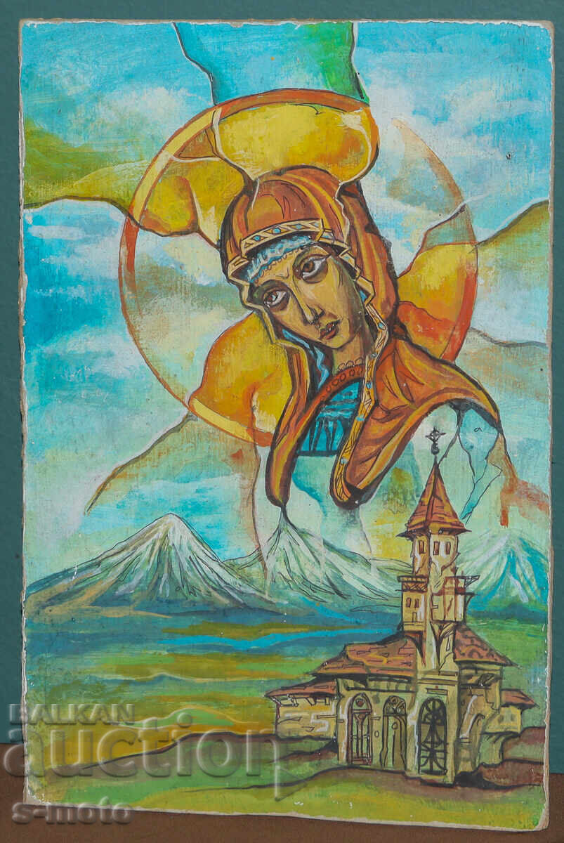 Tablou tempera tematică religioasă cu preț € 102.26 | 200.00 BGN Tablou tempera tematică religioasă cu preț € 102.26 | 200.00 BGN