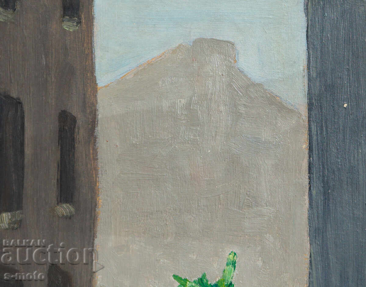 Доставка на Картина маслени бои градски пейзаж