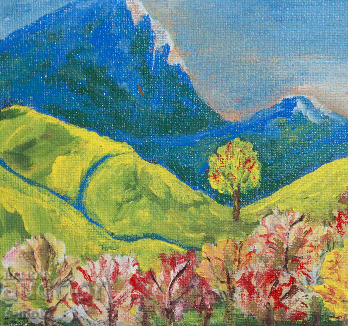 Картина маслени бои планински пейзаж - 5 Картина маслени бои планински пейзаж - 5