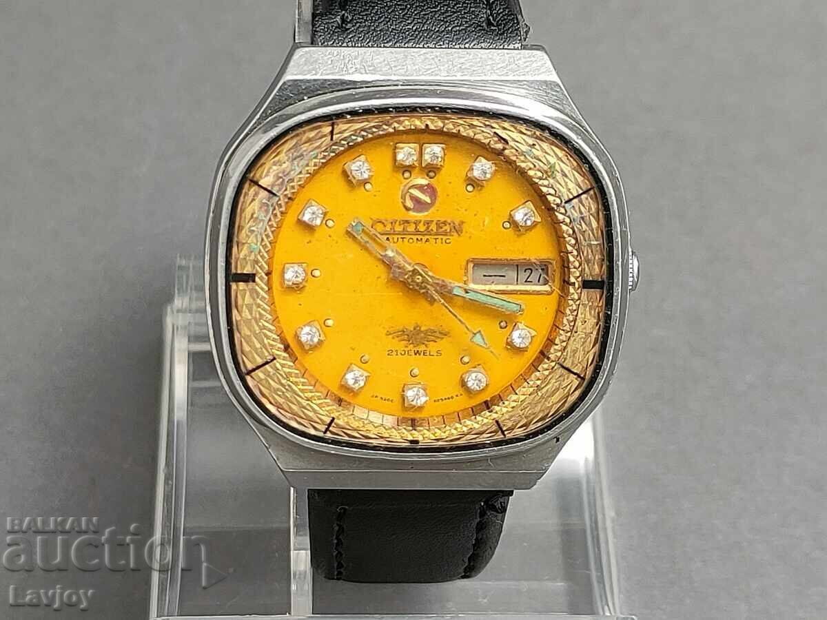 Ceas de mână retro Citizen automatic cu preț € 100.00 | 195.58 BGN Ceas de mână retro Citizen automatic cu preț € 100.00 | 195.58 BGN