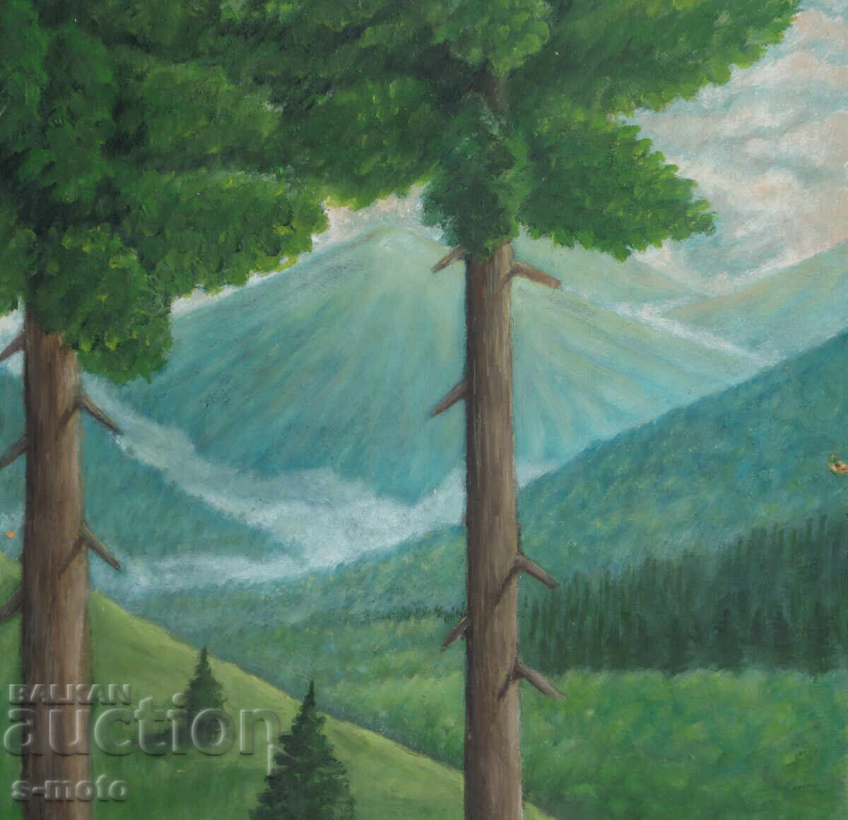 Картина маслени бои планински пейзаж - 5 Картина маслени бои планински пейзаж - 5