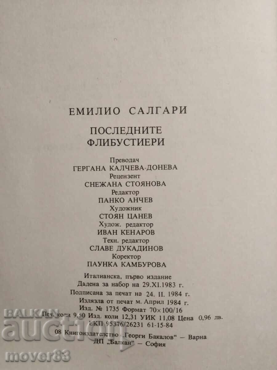 Licitație Ultimele obstrucționări. Emilio Salgari