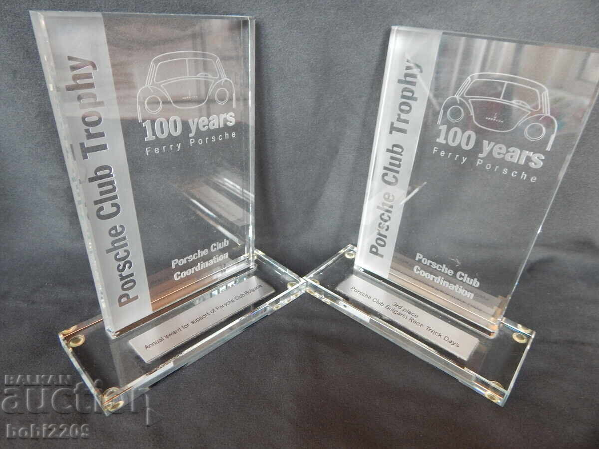 100 Години Порше Porsche Trophy Плакет Награда Сувенир - 6