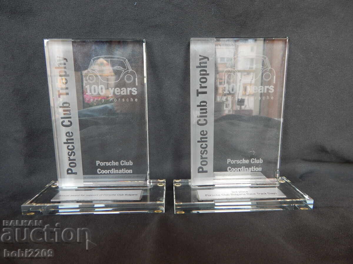 100 Години Порше Porsche Trophy Плакет Награда Сувенир