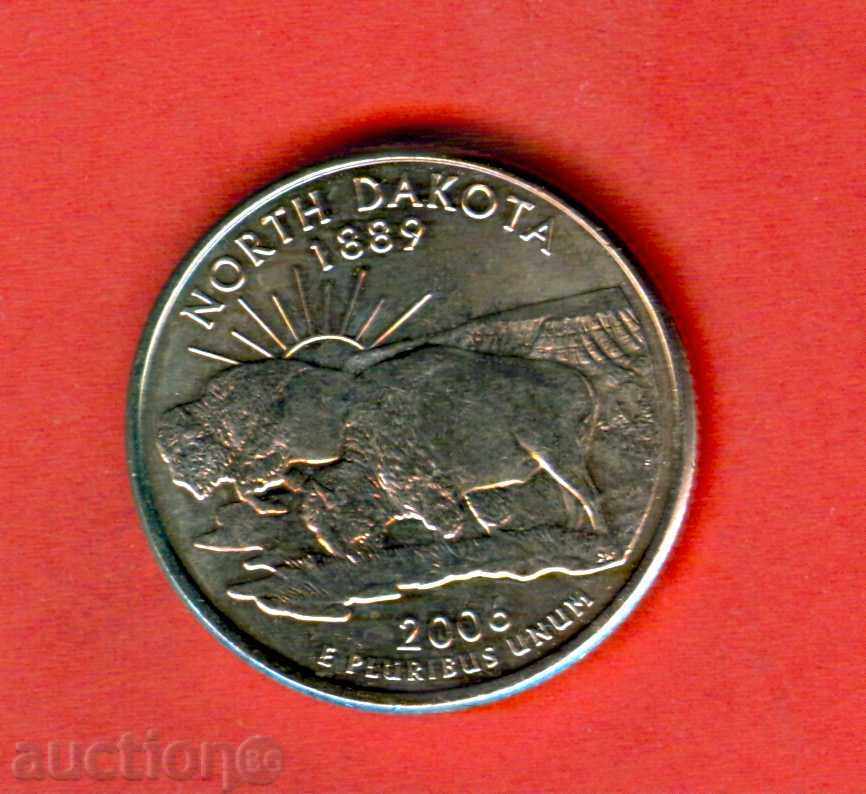 САЩ USA 25 cent емисия issue 2006 P NORTH DAKOTA НОВА UNC