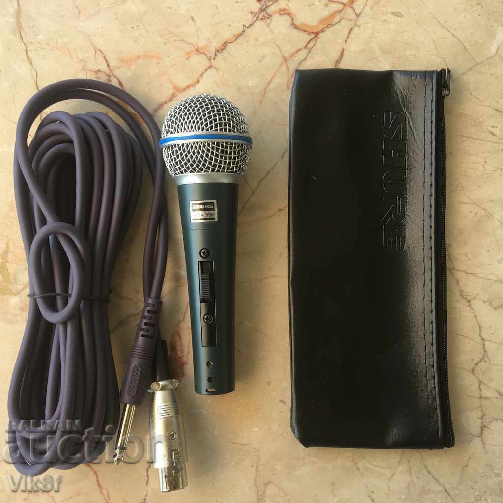 Profesional / karaoke / microfon SHURE BETA 58S - 5 Profesional / karaoke / microfon SHURE BETA 58S - 5