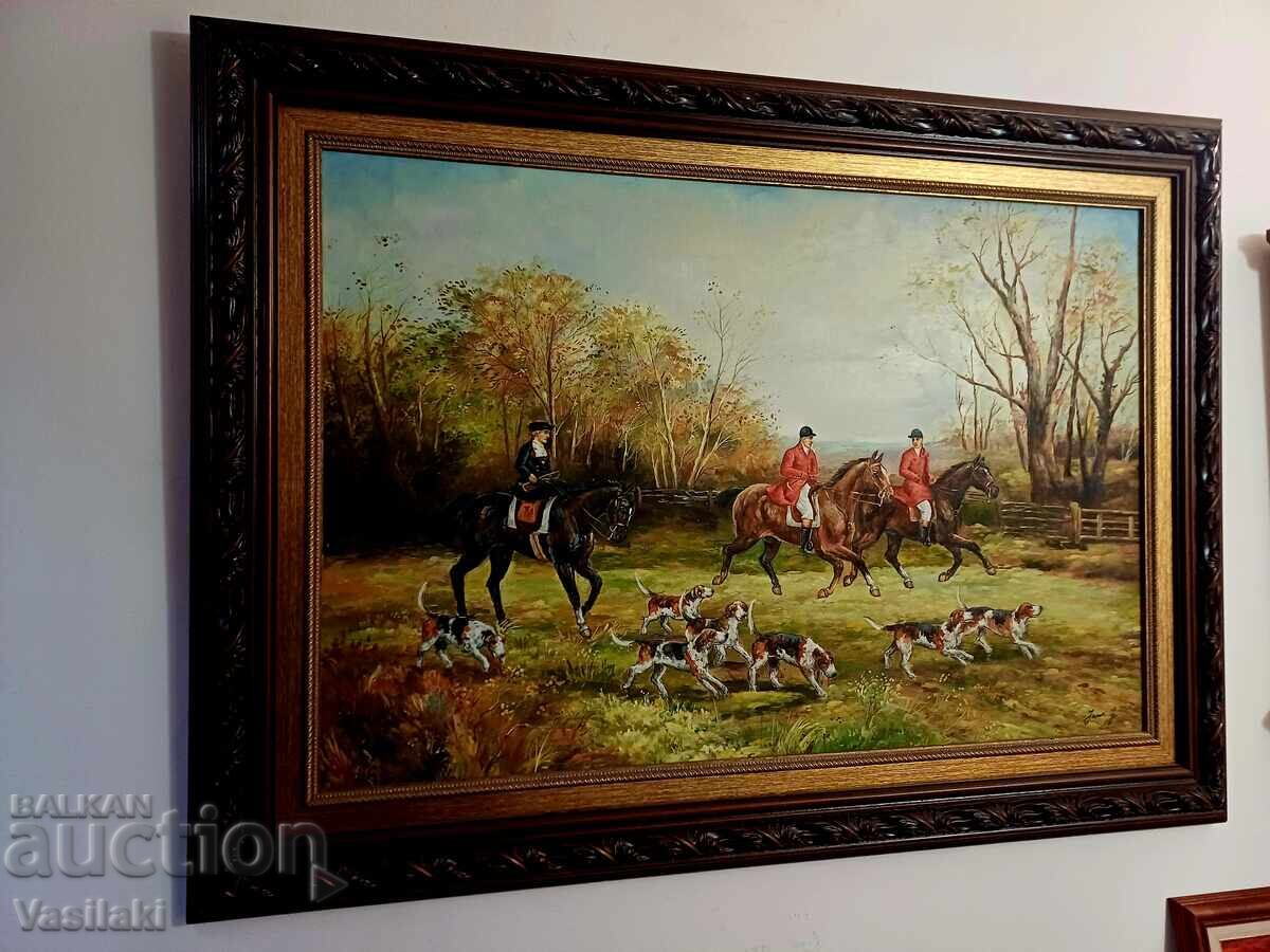 Licitație Pictură unică în ulei pe pânză Licitație Pictură unică în ulei pe pânză