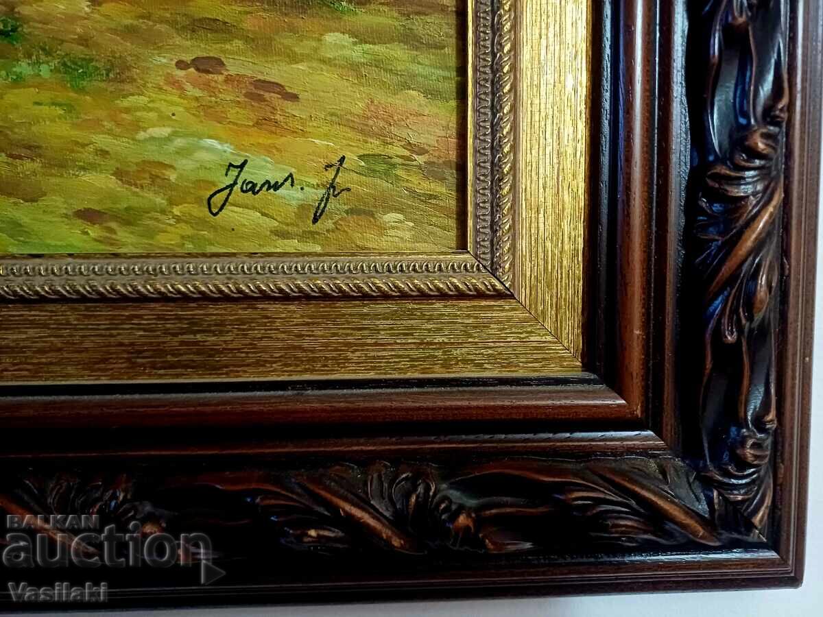 Pictură unică în ulei pe pânză - 5 Pictură unică în ulei pe pânză - 5