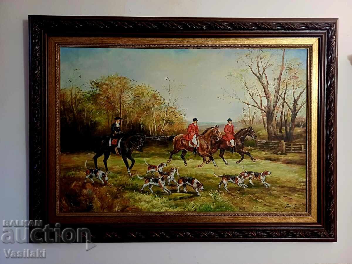 Pictură unică în ulei pe pânză Pictură unică în ulei pe pânză