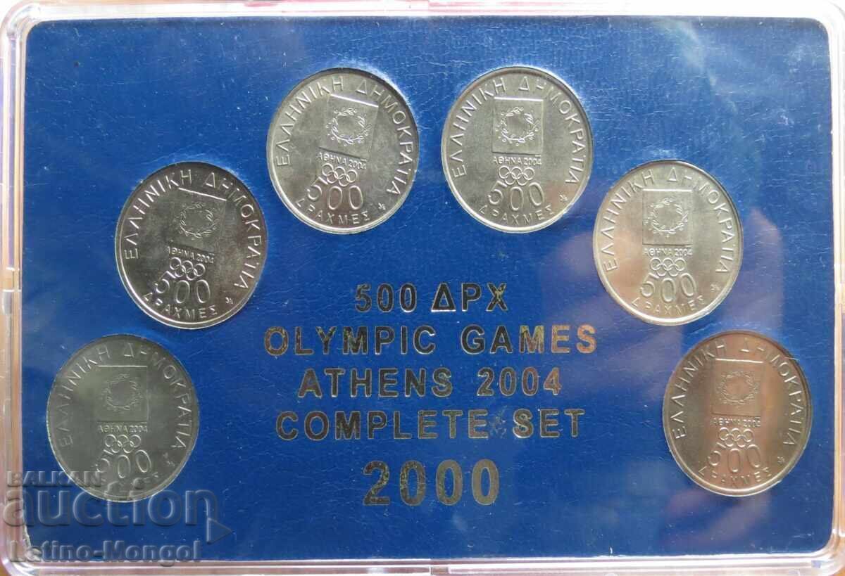 ГЪРЦИЯ 6 x 500 драхми 2000 Олимпиада 2004 с цена € 22.00 | 43.03 лв. ГЪРЦИЯ 6 x 500 драхми 2000 Олимпиада 2004 с цена € 22.00 | 43.03 лв.