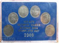 ГЪРЦИЯ 6 x 500 драхми 2000 Олимпиада 2004