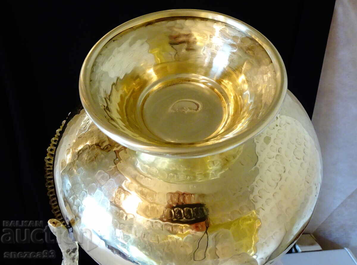 Царска бронзова кана за вино 3 л.,позлата. - 6 Царска бронзова кана за вино 3 л.,позлата. - 6