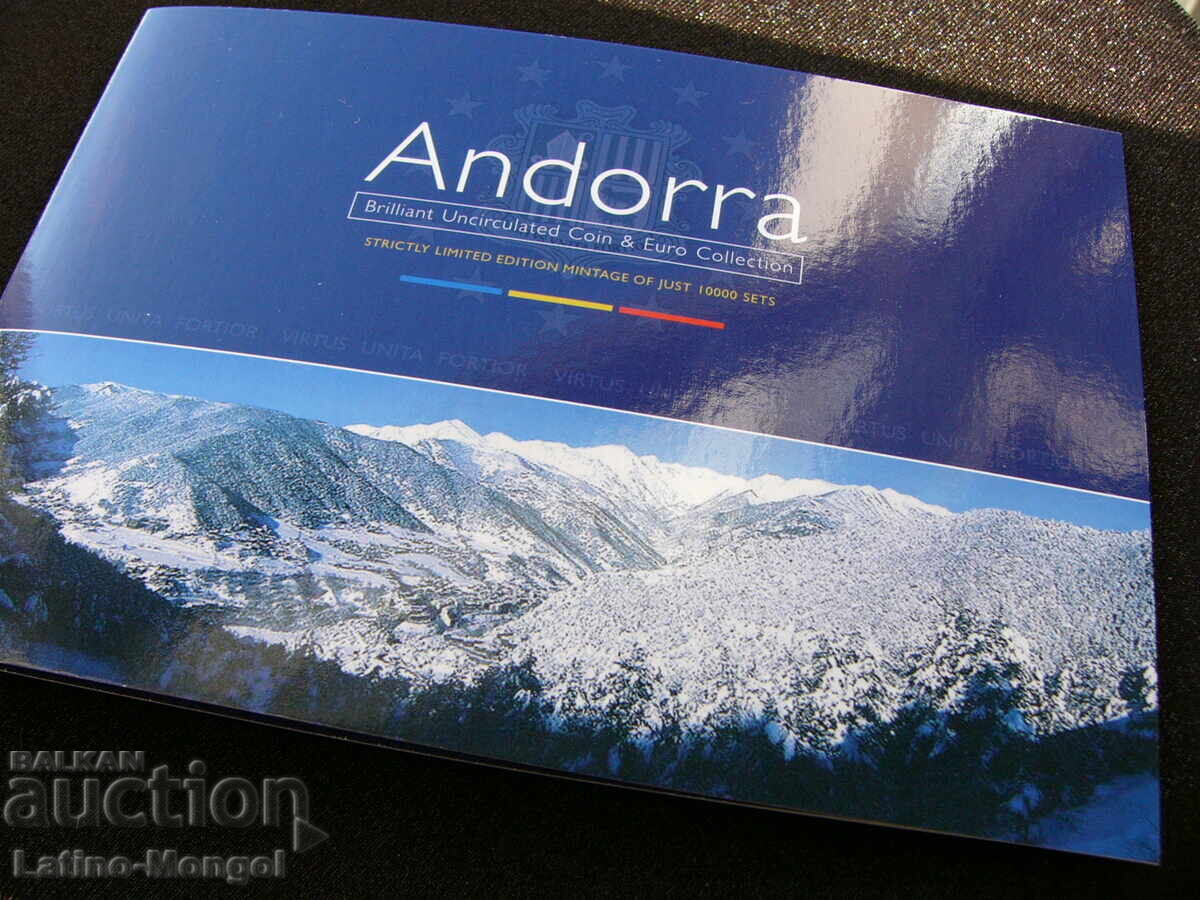 Auction АНДОРА 2002 3 x 1 2 2 x 5 10 цента 1 + 1 евро папка Auction АНДОРА 2002 3 x 1 2 2 x 5 10 цента 1 + 1 евро папка
