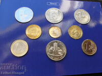 АНДОРА 2002 3 x 1 2 2 x 5 10 цента 1 + 1 евро папка