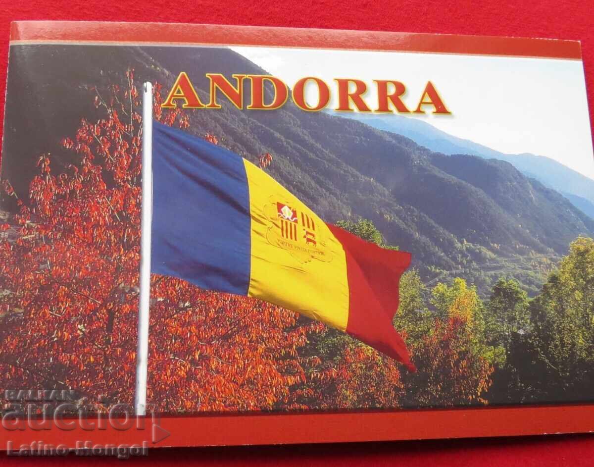 Аукцион АНДОРА 2003 3 x 1 2 2 x 5 10 цента 1 + 1 евро папка