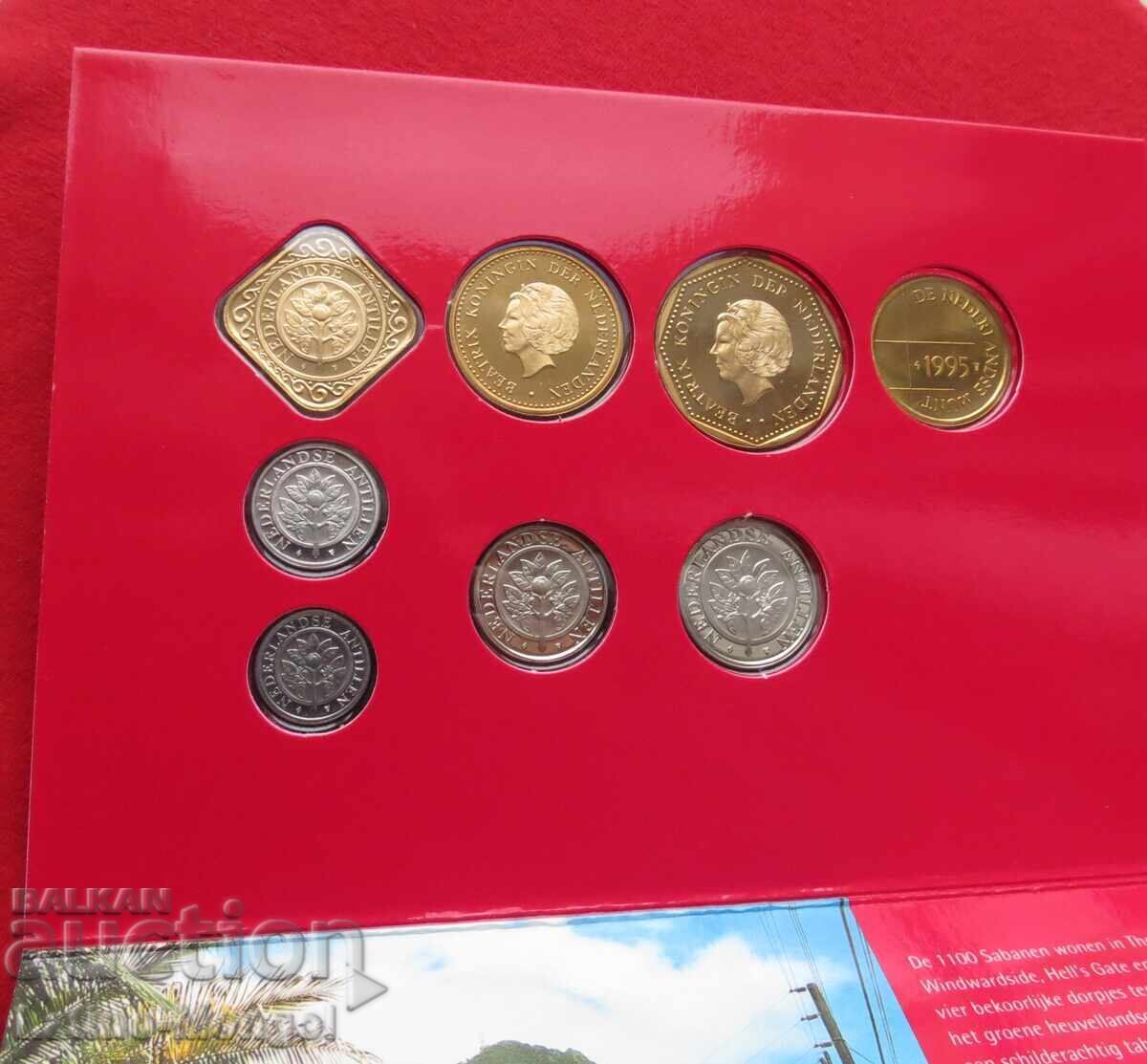 АНТИЛИ 1 5 10 25 50 цента 1-2.50 гулден 1995 with price € 12.50 | 24.45 BGN АНТИЛИ 1 5 10 25 50 цента 1-2.50 гулден 1995 with price € 12.50 | 24.45 BGN