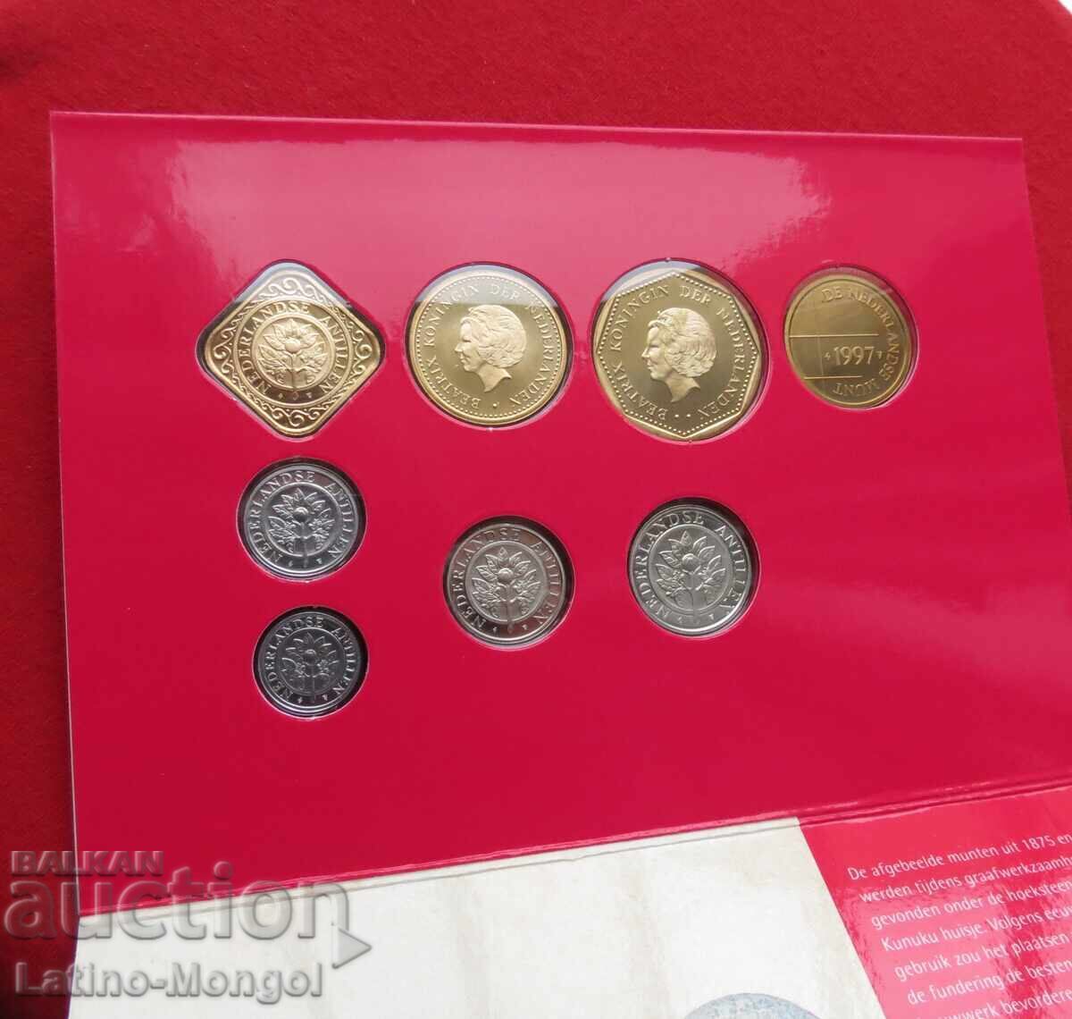 АНТИЛИ 1 5 10 25 50 цента 1-2.50 гулдена 1997 с цена € 12.50 | 24.45 лв. АНТИЛИ 1 5 10 25 50 цента 1-2.50 гулдена 1997 с цена € 12.50 | 24.45 лв.