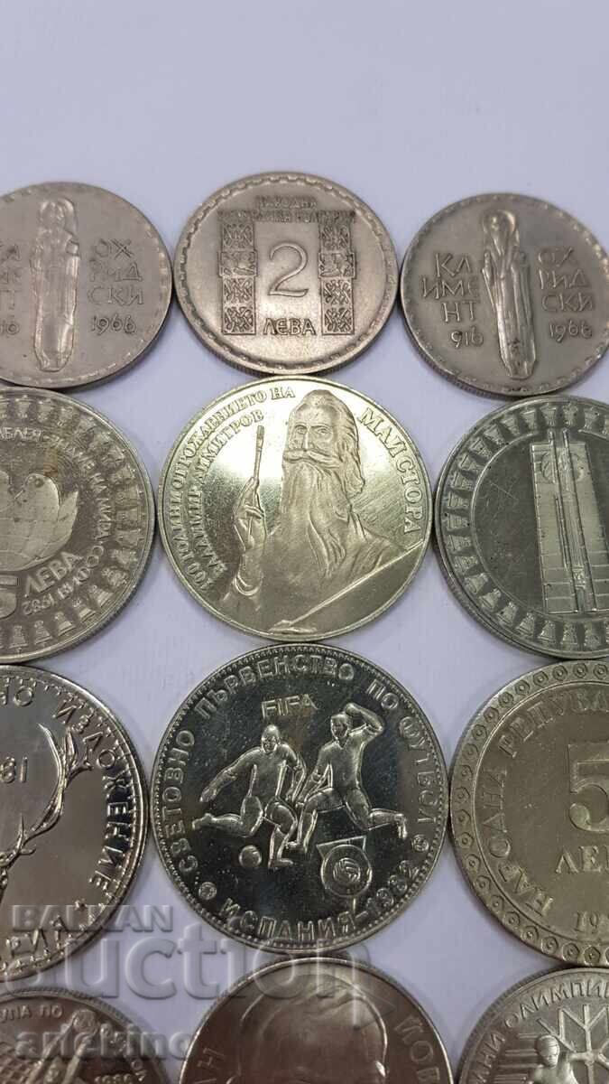 12 τεμάχια Βουλγαρικά Επετειακά νομίσματα - Νικέλιο με τιμή € 32.21 | 63.00 BGN