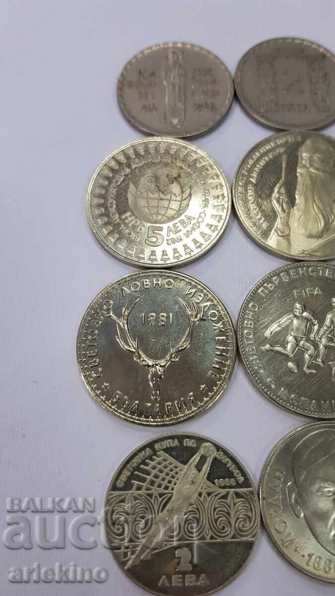 Δημοπρασία 12 τεμάχια Βουλγαρικά Επετειακά νομίσματα - Νικέλιο