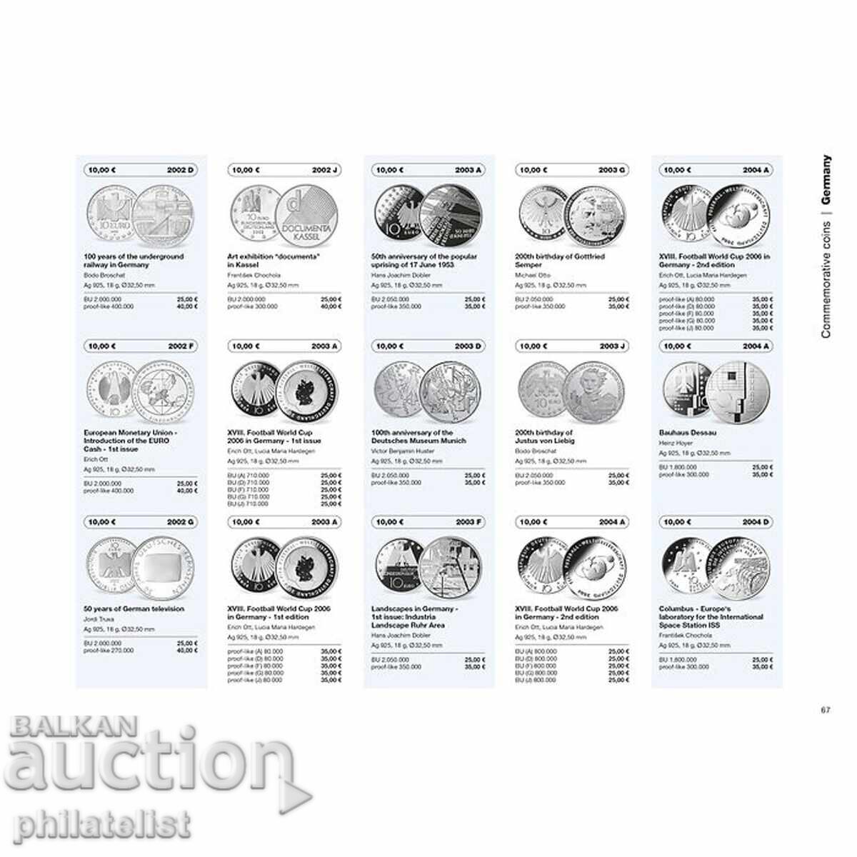 Livrarea Leuchtturm - catalog monede euro și bancnote 2026