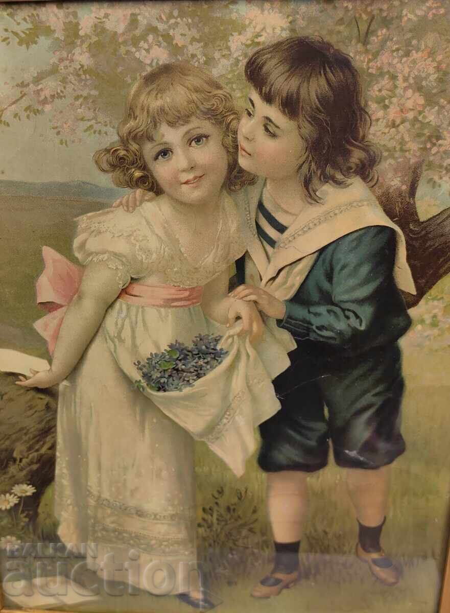 Аукцион КРАЯТ НА 19-ТИ ВЕК ЦАРСКА ПРЕКРАСНА ГОЛЯМА ЛИТОГРАФИЯ РАМКА Аукцион КРАЯТ НА 19-ТИ ВЕК ЦАРСКА ПРЕКРАСНА ГОЛЯМА ЛИТОГРАФИЯ РАМКА