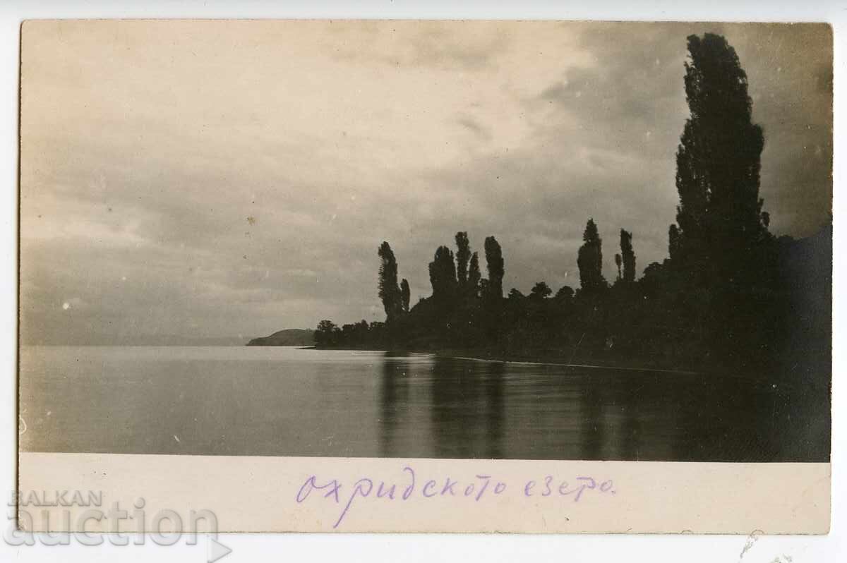 Macedonia carte poștală Lacul Ohrid anii '40 Macedonia carte poștală Lacul Ohrid anii '40