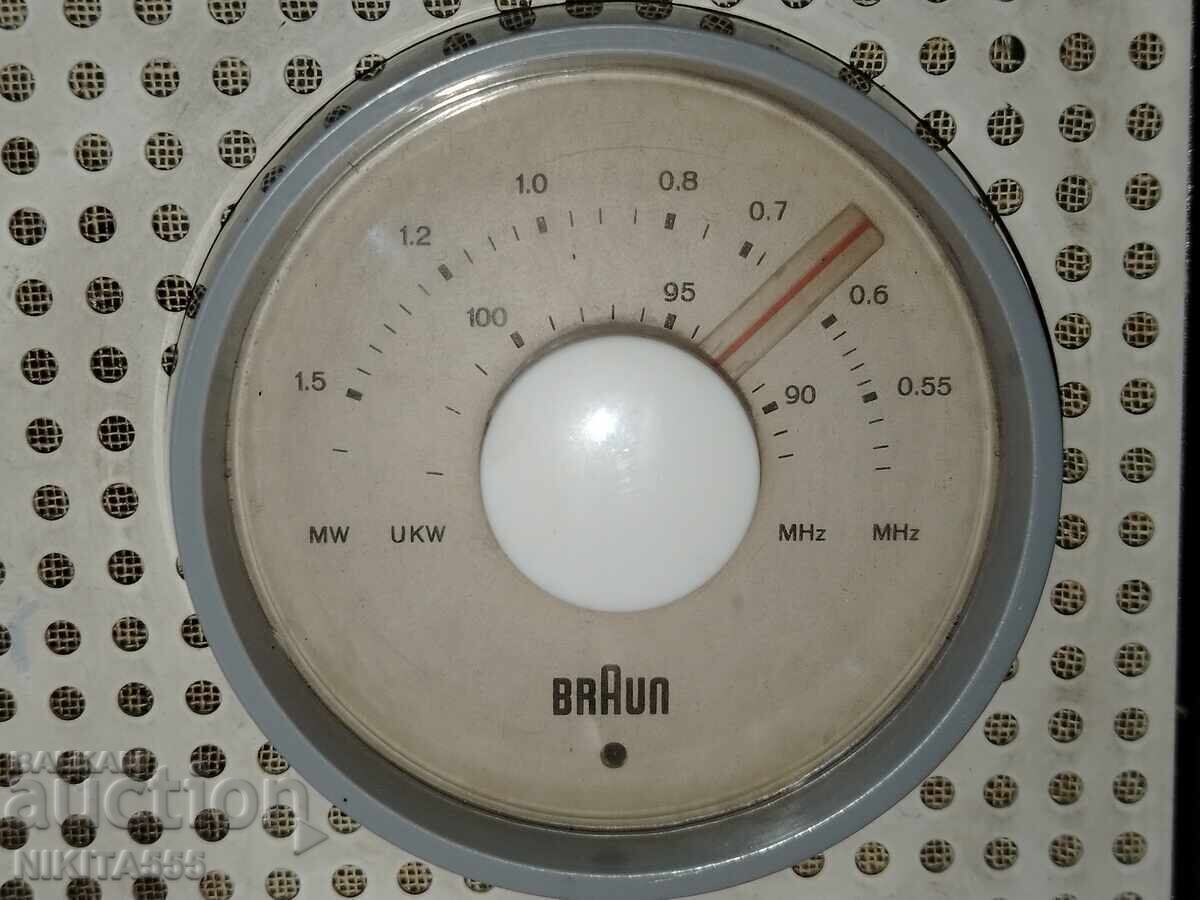 Малко бакелитено радио Braun Sk 25, Germany, 1961г. - 7 Малко бакелитено радио Braun Sk 25, Germany, 1961г. - 7