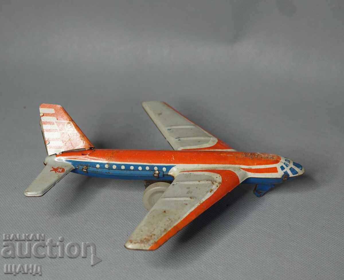 Аукцион Стара Руска метална  играчка модел самолет