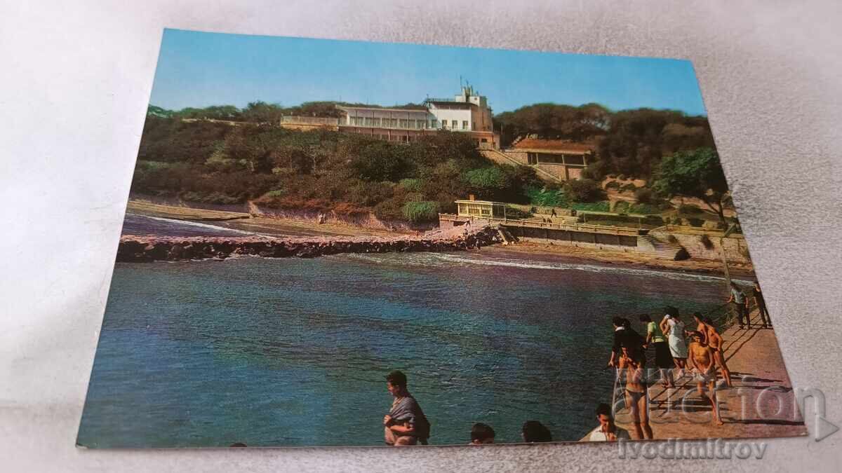 Пощенска картичка Бургас Казиното 1970 Пощенска картичка Бургас Казиното 1970