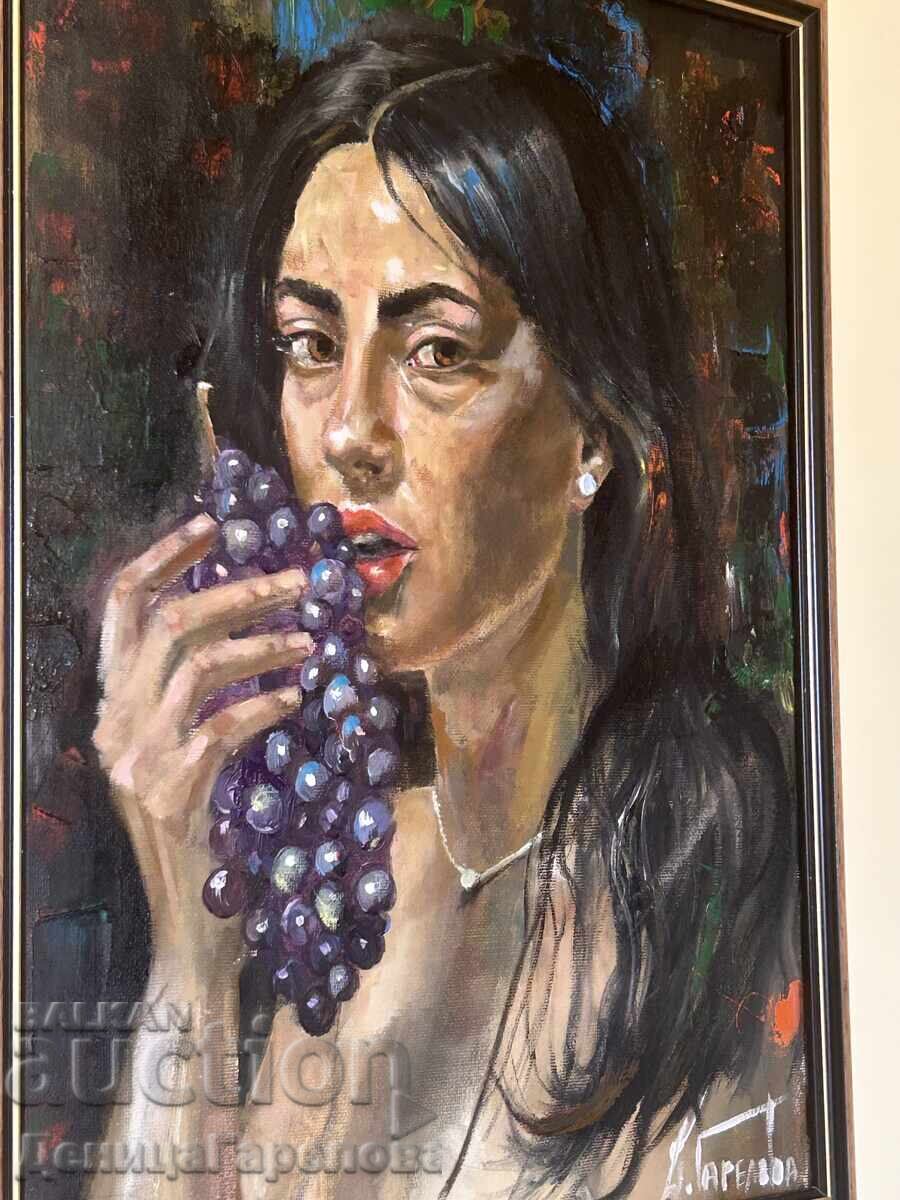Деница Гарелова картина 30/40 ”Грозде” - 5 Деница Гарелова картина 30/40 ”Грозде” - 5