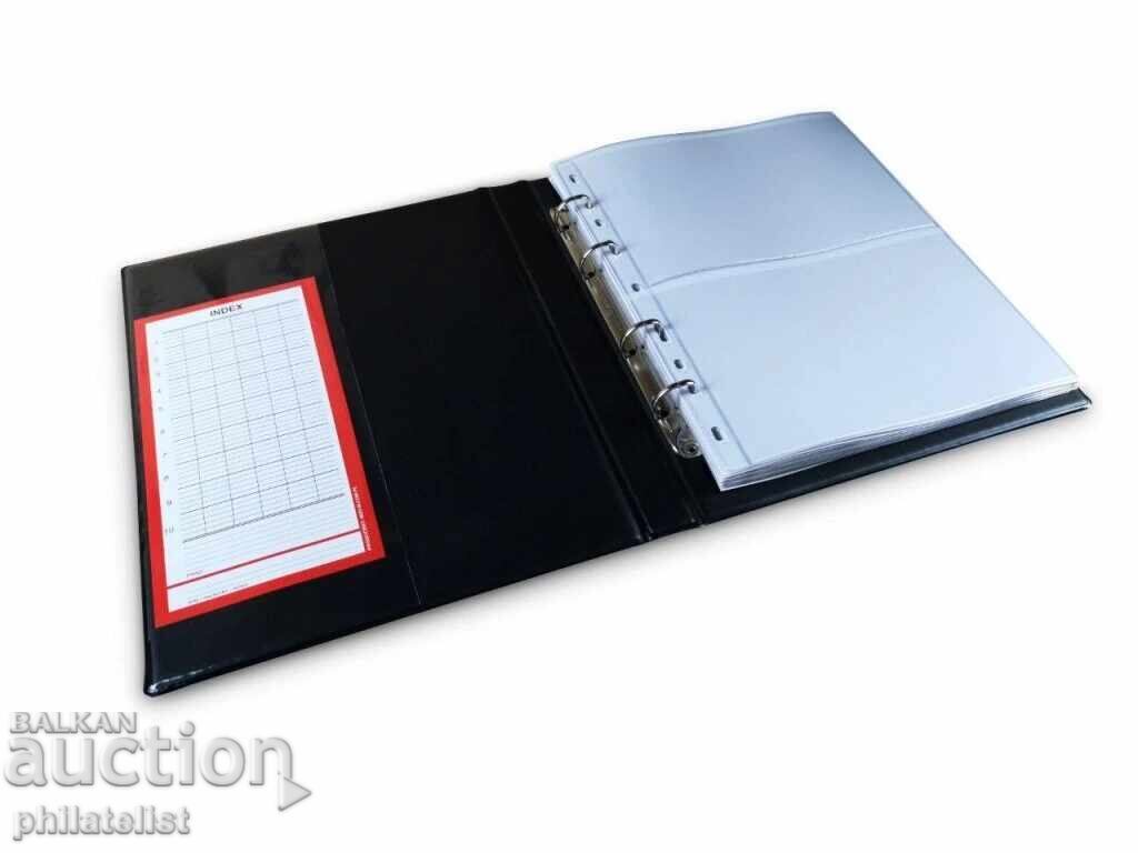 SCHULZ MARCIA banknote album with 10 sheets /c with price € 19.43 | 38.00 BGN