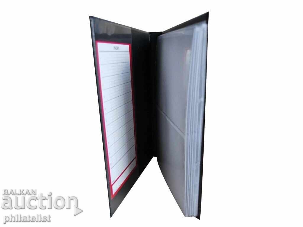 SCHULZ MARCIA banknote album with 10 sheets /c - 5