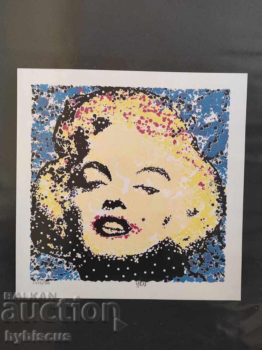 Marilyn Monroe, original hand-signed lithograph