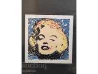 Marilyn Monroe, litografie originală semnată manual