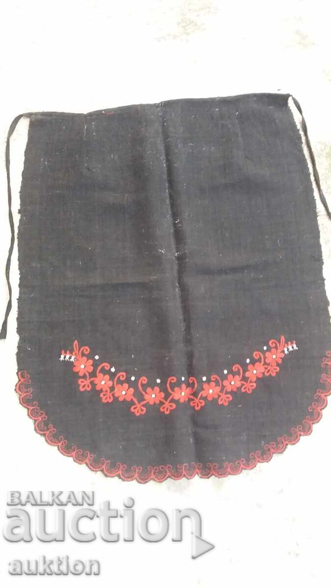 Delivery of Revival-era hand-painted woolen apron Delivery of Revival-era hand-painted woolen apron
