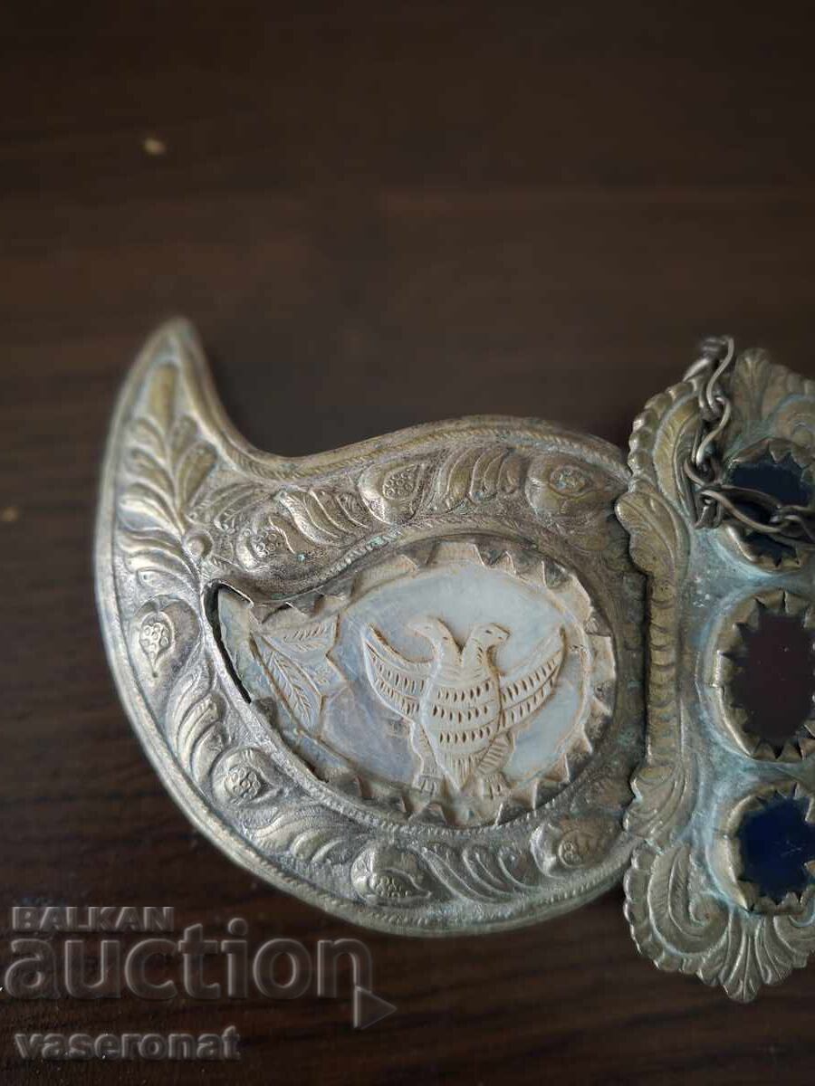 Δημοπρασία Αναγεννησιακές ασημένιες παφτές με μαργαριτάρι