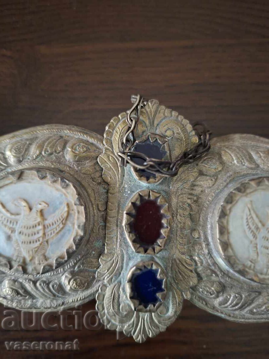 Παράδοση Αναγεννησιακές ασημένιες παφτές με μαργαριτάρι