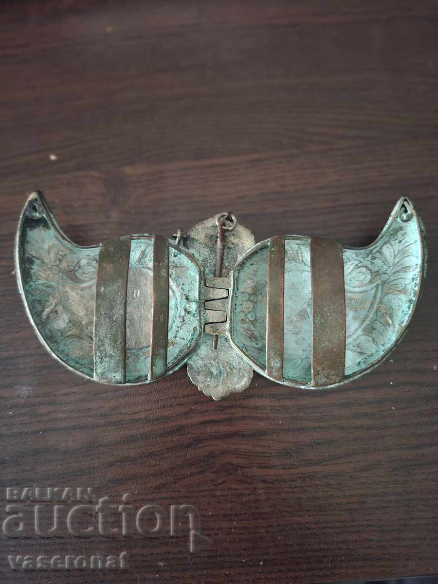 Αναγεννησιακές ασημένιες παφτές με μαργαριτάρι - 6